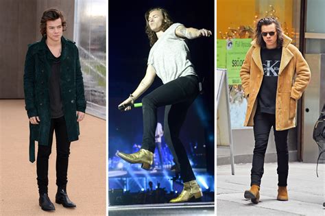 harry styles dior gold boots|Harry Styles chelsea boots.